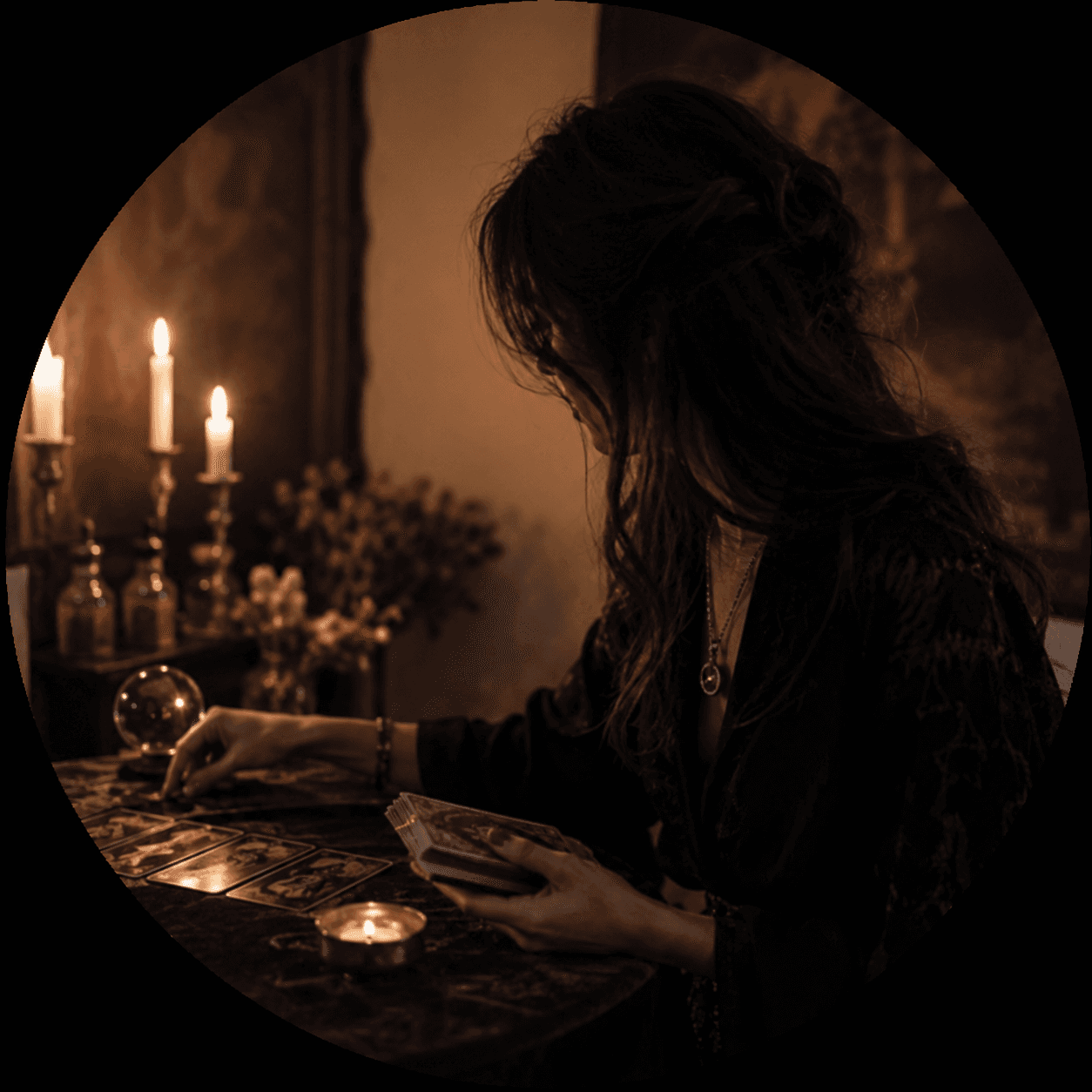 Portrait of Nova, the tarot reader behind One Card Tarot