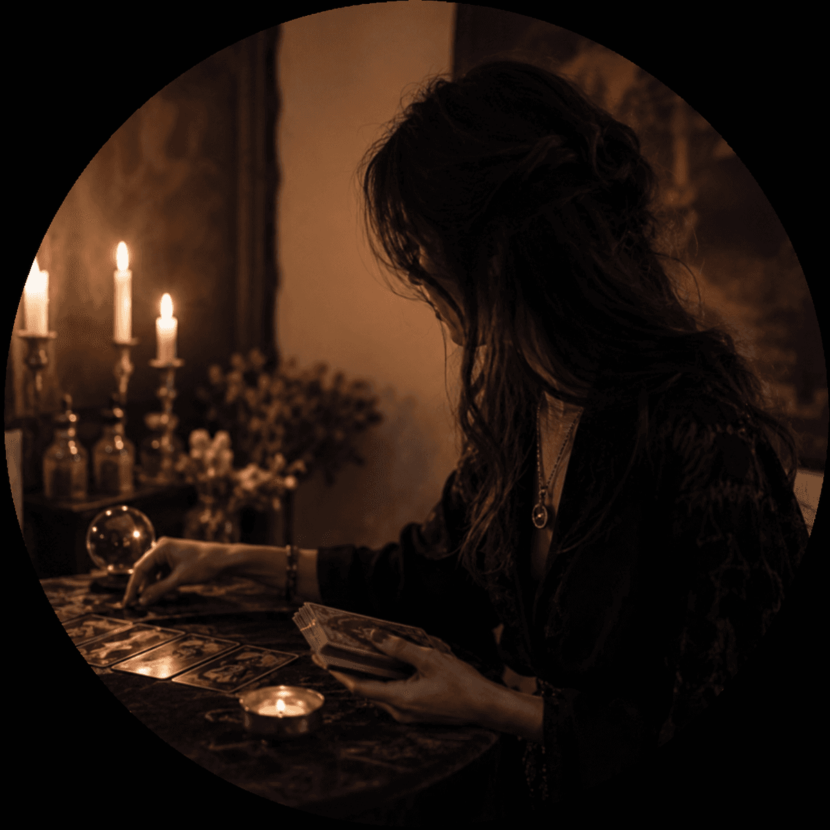 Portrait of Nova, the tarot reader behind One Card Tarot