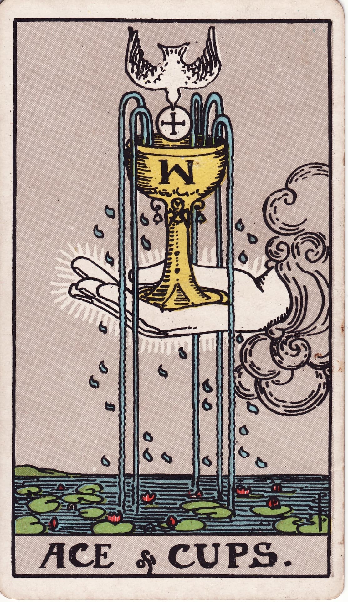 Ace of Cups Minor Arcana Cups tarot card