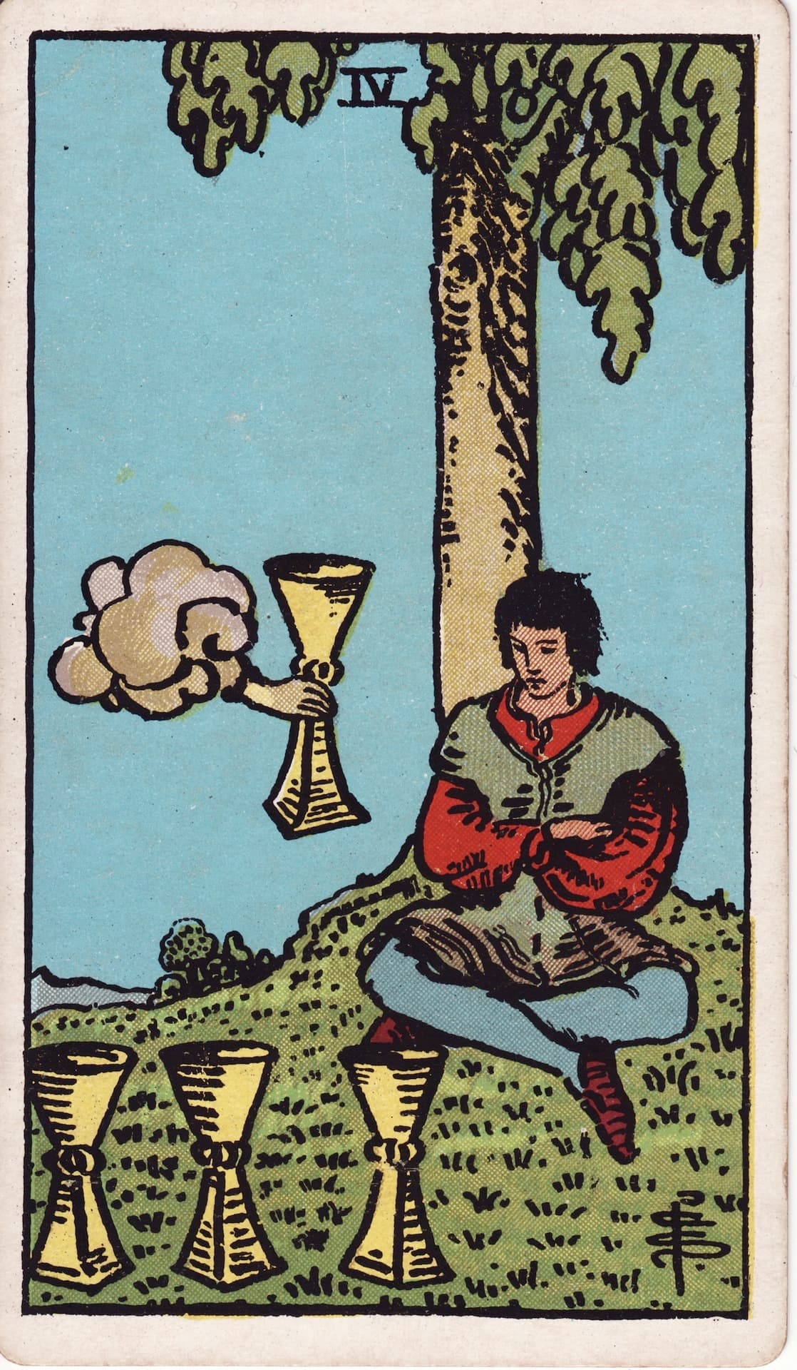 Four of Cups tarot card