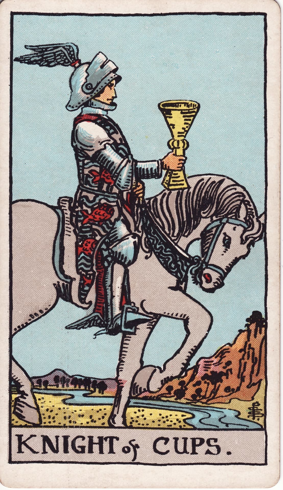 Knight of Cups tarot card