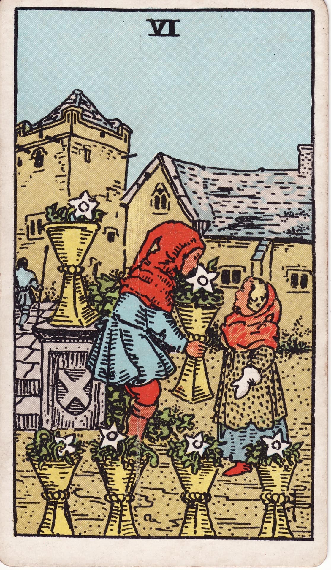 Six of Cups Minor Arcana Cups tarot card