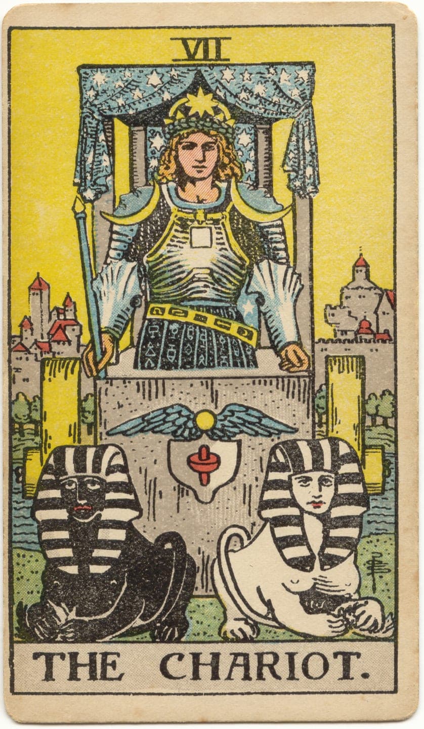 The Chariot Major Arcana tarot card