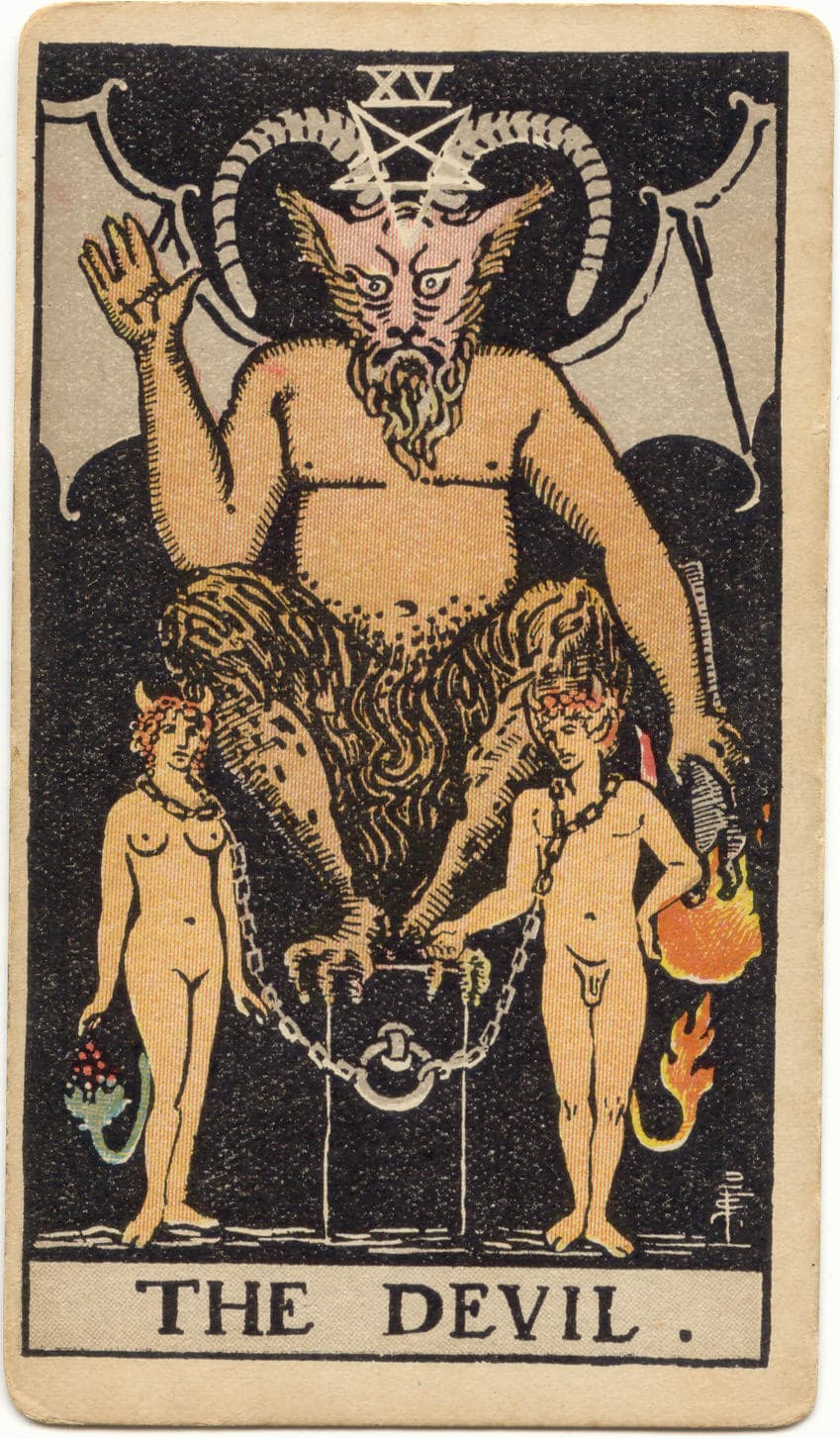 The Devil Major Arcana tarot card