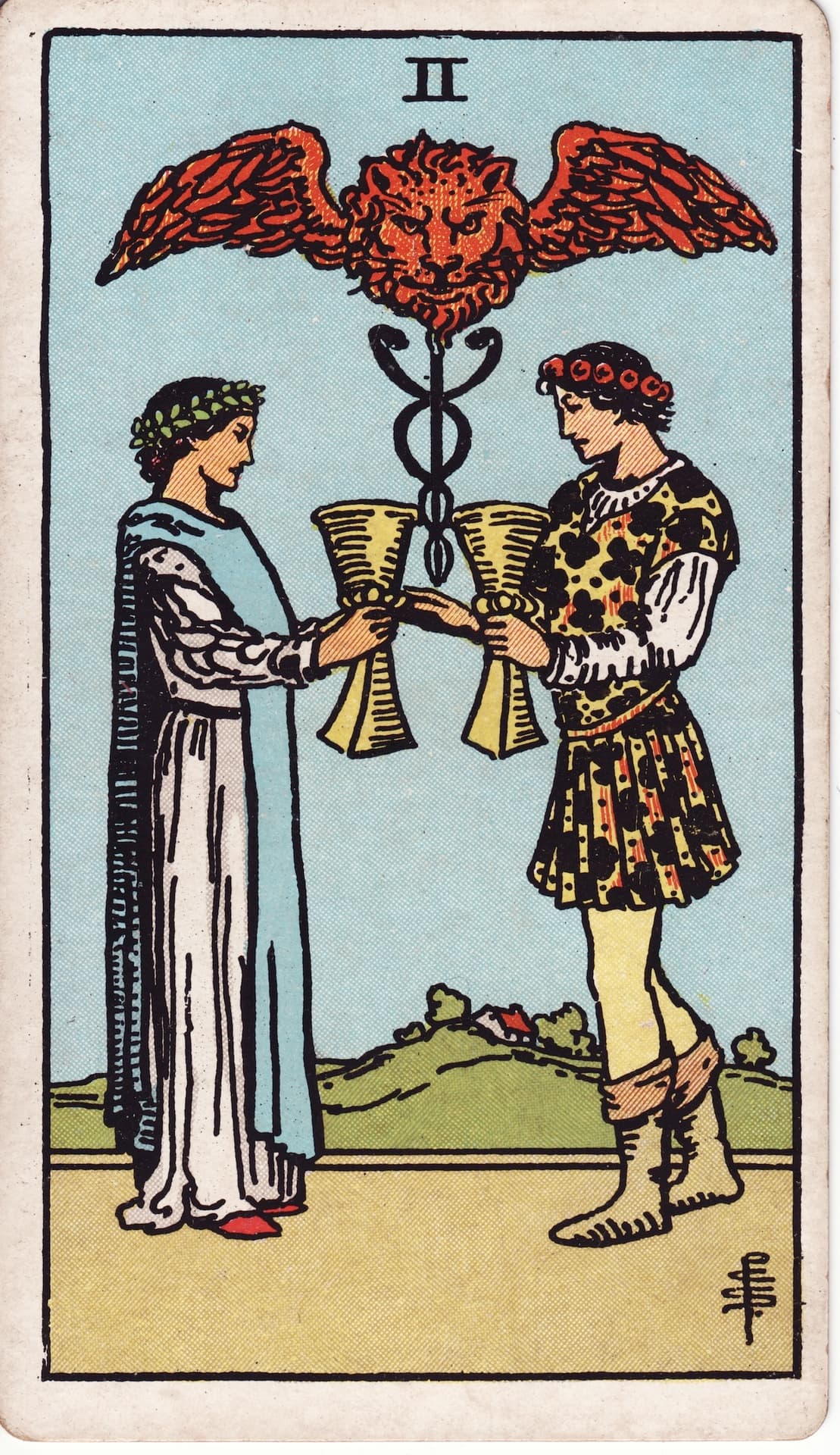 Two of Cups Minor Arcana Cups tarot card