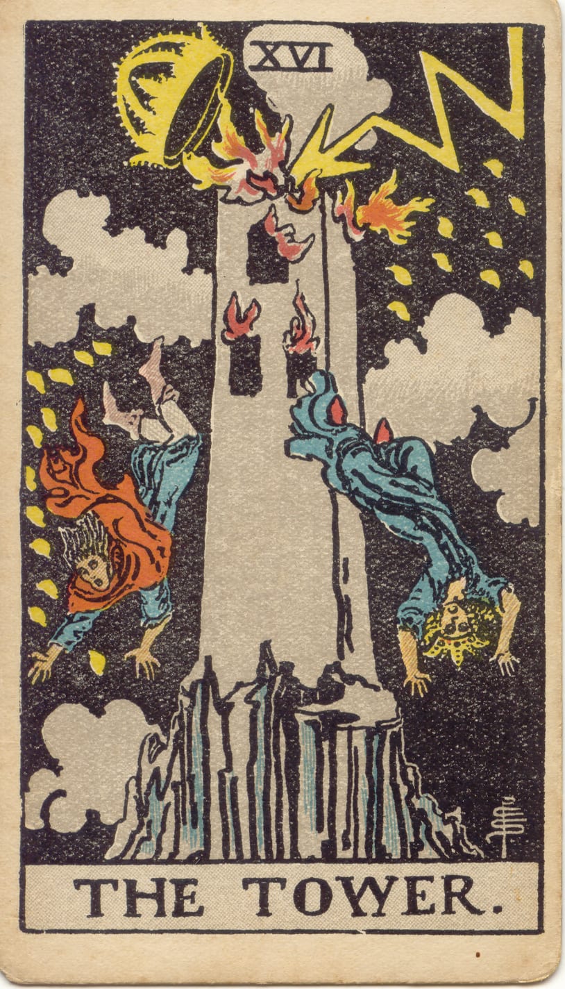 The Tower tarot card